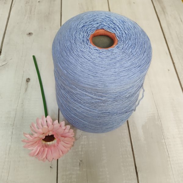 Lamiset-50% hedvábí a 50% vlna merino- Adriatic blue