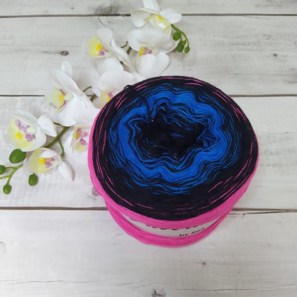 Little Favorittes by Rea -50% bavlna/ 50% akryl- Neon I Black - 1250m/3nitka VÝPRODEJ