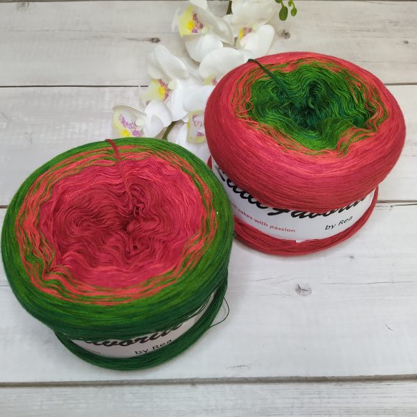 Little Favorittes by Rea - 50% bavlna/ 50% akryl- Red rose - 1250m/3nitka VÝPRODEJ