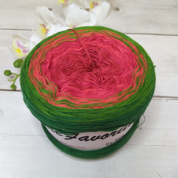 Little Favorittes by Rea - 50% bavlna/ 50% akryl- Red rose - 1250m/3nitka VÝPRODEJ - Image 3