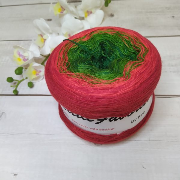 Little Favorittes by Rea - 50% bavlna/ 50% akryl- Red rose - 1250m/3nitka VÝPRODEJ - Image 2