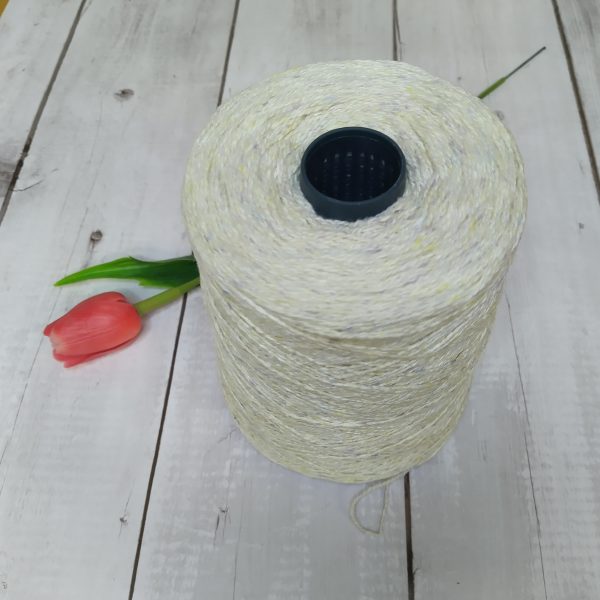Summer Tweed- 46%hedvábí, 46% vlna merino, 8%bavlna-590g- Panna