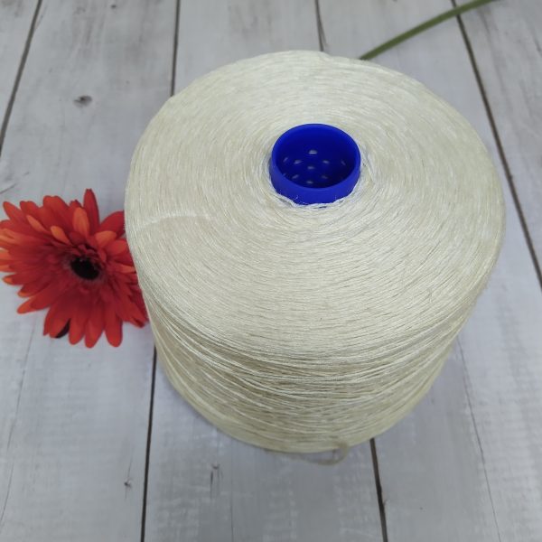 Borabora- 90%hedvábí, 10%len- Bílá- 690g