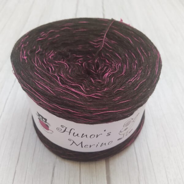 100% Merino s hedvábnou nitkou- 200g- Fuchsia