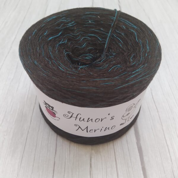 100% Merino s hedvábnou nitkou- Tyrkysová