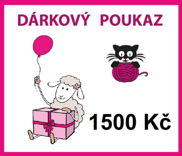 Dárkový poukaz 1500Kč