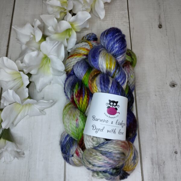 Haze - 70% merino superwash, 20% Kid mohair, 10% hedvábí - 100g přadeno - J0804 - Image 3