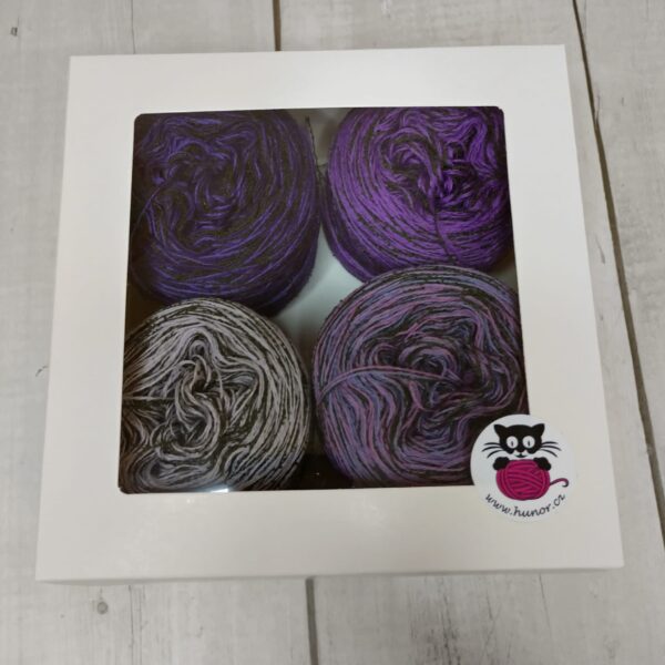 SET Bouclé – 33% hedvábí Schappe, 67% vlna merino – HB403