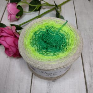 Duhové klubíčko Polo- 50% recyklovaná bavlna, 50% polyester- 200g-D016