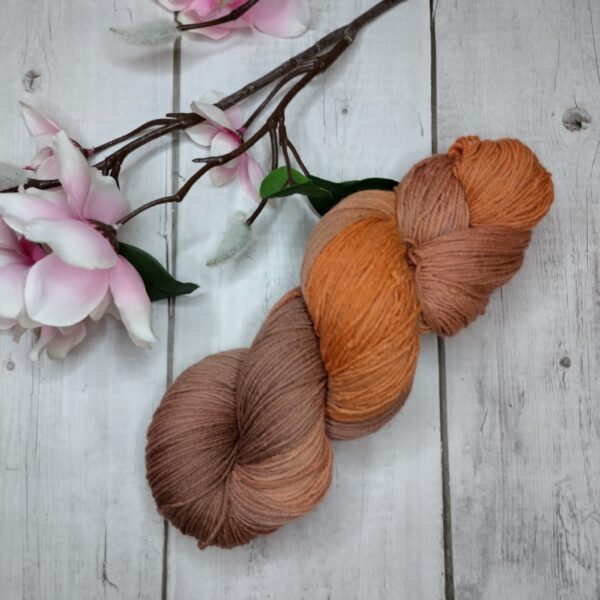 BIOSock Organic - 75% merino organic 25% nylon biodegradable – 1 přadeno 100g- TM13 - barveno přírodou