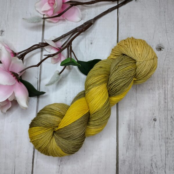 BIOSock Organic - 75% merino organic 25% nylon biodegradable – 1 přadeno 100g- TM12 - barveno přírodou