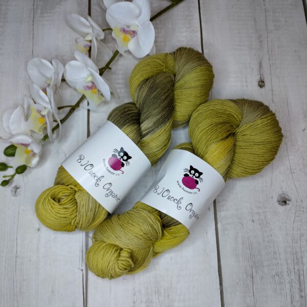 BIOSock Organic - 75% merino organic 25% nylon biodegradable – 1 přadeno 100g- TM02 - barveno přírodou - Image 2