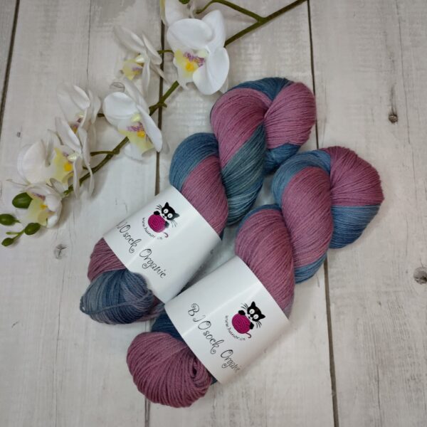 BIOSock Organic - 75% merino organic 25% nylon biodegradable – 1 přadeno 100g- TM08 - barveno přírodou - Image 2